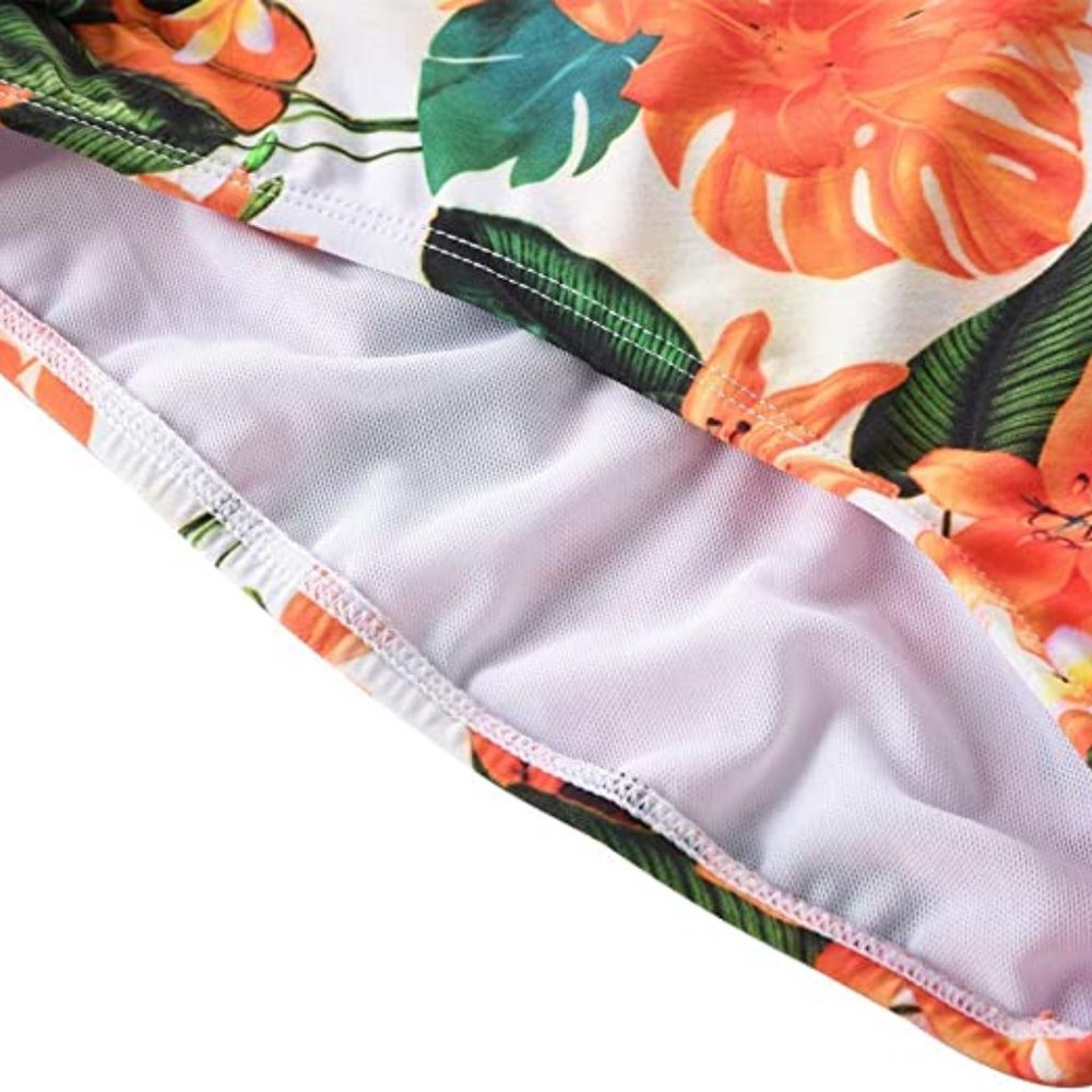 HILOR One Shoulder Asymmetric Ruffle Swimsuit   NEW WITH TAGS! - Picture 11 of 16